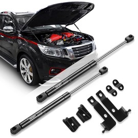 Vepagoo - Accesorios de amortiguador para capó frontal, soportes de elevación, amortiguadores de resorte de gas compatibles con Nissan Navara Frontier D40 Pathfinder Xterra 2004-2018