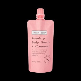 Frank Body Rosehip Body Scrub + Cleanser 250g