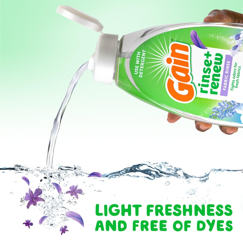 Gain Rinse and Renew Fabric Rinse, Dewdrop Dream, 48 fl
