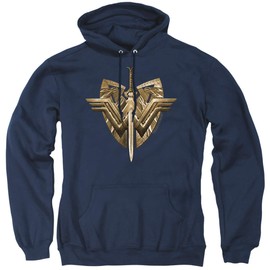 Hoodie: Wonder Woman Movie - Sword Emblem Pullover Hoodie Size M Navy