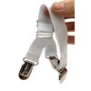 1 Pair of Adjustable Elastic Bottom Clip Y-Style Suspenders, with
