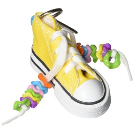 Super Bird Creations SB719 Beaker Sneaker Bird Toy, Small/Medium Bird Size, 6" x 2"