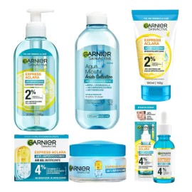 Kit Express Aclara Anti Acné Ácido Salicílico 5 Piel Grasa