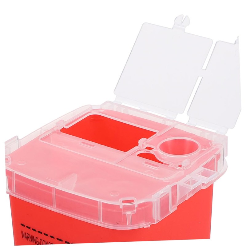 Ipetboom 3pcs Disposal Bins with Flip Lid Needle Bins for