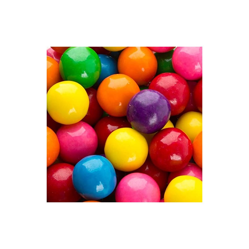 Bayside Candy Flavored Gumballs Assorted Large Gumballs 1" (1LB)