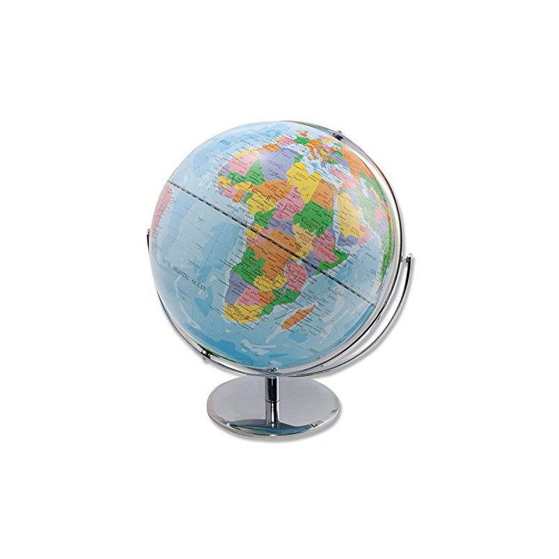 Advantus 12 Inch Desktop World Globe with Blue Oceans (30502),13