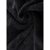 herzbach home Deep Black Collection Sauna Towel Extra Long 80