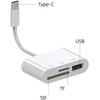Multifunction Card Reader 3 in 1 USB C TF SD