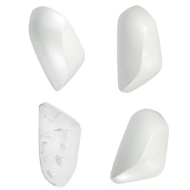 RAGBUSCLE Rearview Mirror Protection Cover Door Side Moulding Trim Right Passenger Side, White Painted, 2018-2022 Compatible with Toyota Camry, Door Wing Mirror Cover Cap