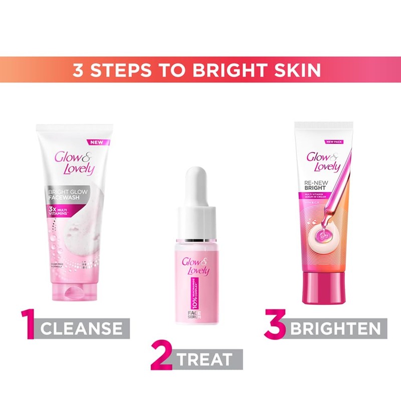 Glow & Lovely Re-New Bright Advanced Multi Vitamin Serum Cream,