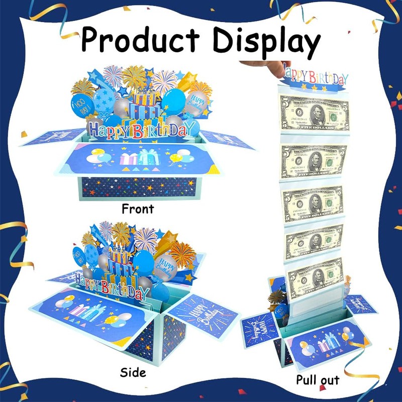 Money Gift Box Surprise Gift Box with Pull-Out Money DIY