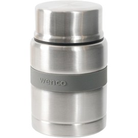 wenco Edelstahl Lunchpot 500 ml mit Löffel, Thermobehälter für Essen – Ideale Warmhaltebox für Kinder und Erwachsene, To-Go Suppenbehälter für Mittagessen unterwegs