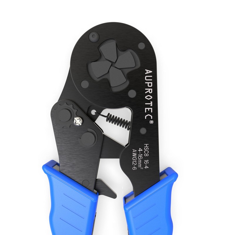 AUPROTEC Crimping Pliers 4-16 mm² Wire End Ferrules Pliers Square