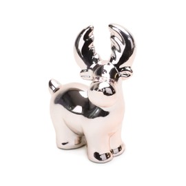 Toyland® 9cm (3.5") Rose Gold Chrome Plate Reindeer - Home Decorations - Christmas Decoration