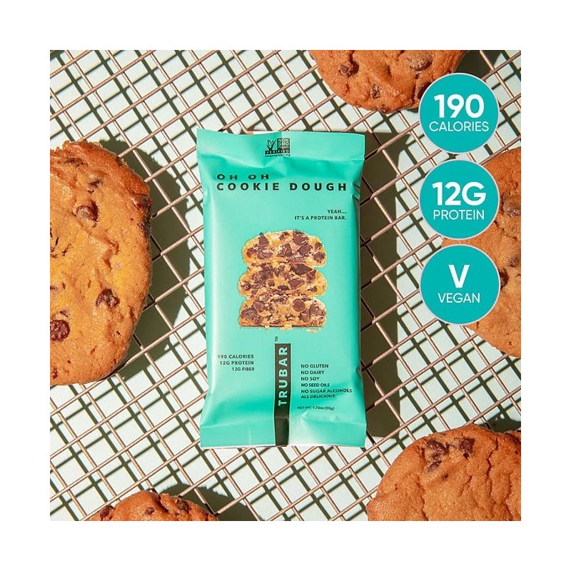 TRUBAR Plant Based Protein Bar, Variety Pack, 14 ct.