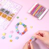 LXUEJIE Elastic Bracelet String, 1mmX50m Stretchy Rainbow Bracelet String