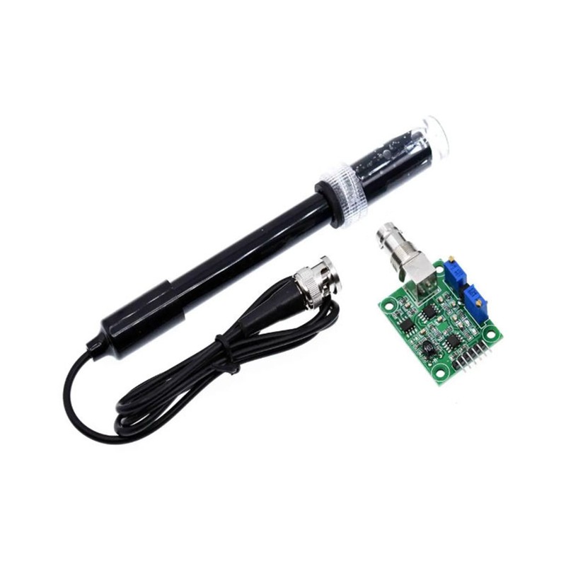 PH0-14 Value Detect Sensor Module + PH Electrode Probe BNC