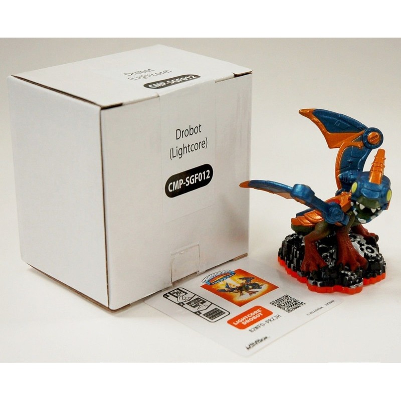 4 x NEW Skylanders Giants LIGHTCORE Figures DROBOT Jet-Vac ERUPTOR