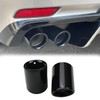 2Pcs Stainless Steel Rear Exhaust Muffler Tip End Pipe Extension