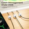 Magnetic Cable Clips, Cable Management Under Desk,Cord Organizer for Desk