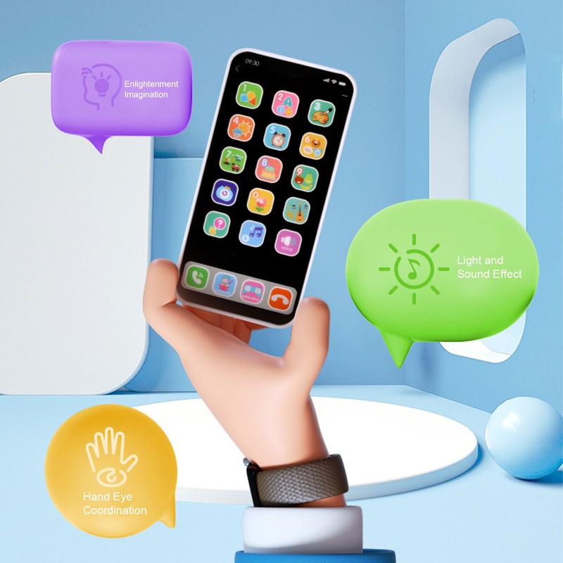 Kids Smart Phone Touchscreen Multi Modes Musical Phone Toy Early