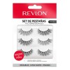 Set X3 Pares De Pestañas Color Negro Revlon
