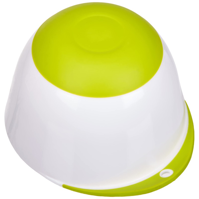 Ibili Mixing Bowl with Non-Slip Base, White/Green, 18 cm