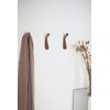 anaan "Forest Coat Hooks Wood with Leather Strap Wall Hook