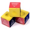CUESOUL 3 PCS Billiard Chalk, Snooker Cue Chalk (Yellow)