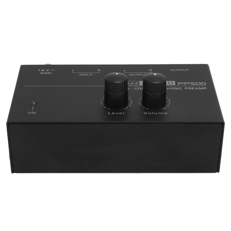 Phono Turntable Preamp Ultra Low Noise Independent Volume Control Phonograph