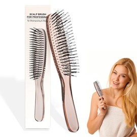 Detangler Haarbürste, Haarbürste zum Entwirren von Haarbruch, entwirrt alle Haartypen, Entwirrungsbürste mit weichen Borsten