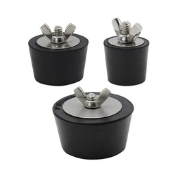Winterizing Pool Plugs for Inground & Ground Pool Plugs Return Line, Pool Plugs Skimmer with Stainless Steel Screw 1 Inch, 1.5 Inch, 2 Inch (3/Pack)