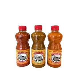 Del-Molcajete's Habanero Salsa Variety |Verde| Original| Rojo|, 9.1oz (3 Pack)