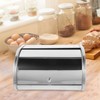 Alipis Bread Box Kitchen Storage Container Large Capacity Roll Top