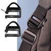 Mmgoqqt 4 Pcs Adjustable Buckles Webbing, Plastic Buckles Flat, Webbing