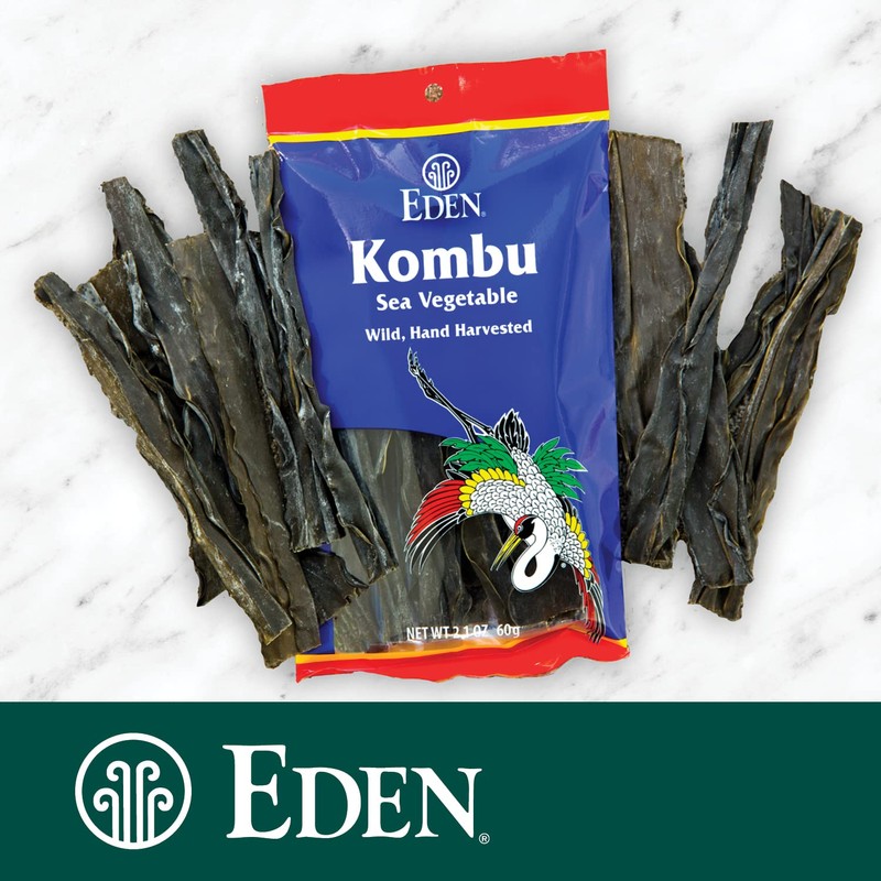 Eden Kombu, Wild Japanese Hand Harvested Sea Vegetable, for Dashi,