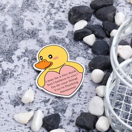 Easter Basket Essentials Stuffers for Teens, Easter Gifts for Teen Girls Boys, Positive Duck Pocket Hug for Women Men, Birthday Mothers Day GraduationTeacher Appreciation Positive Emotional Duck