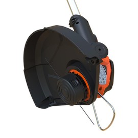 Yard Force Electric String Trimmer YF5515LT with 15-inch Cutting Width, 0.06" x 26 ft. String Spool, Double Cutting Line, Telescope Tube, Edger Function and Vertical Storage