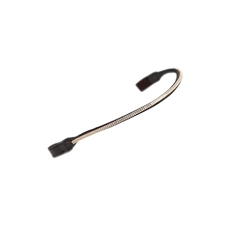 Shires Aviemore Fine Diamante Browband - Black Full