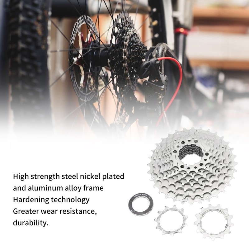 FMFXTR 9 Speed Bike Cassette Anti Rust Lightweight Bicycle Flywheel