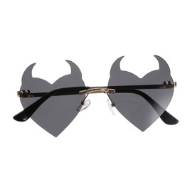 OATIPHO Fashion Rimless Shaped Sunglasses for Parties Uv Eyewear for Men and Women Accessories for Festivals Beach and Celebrations