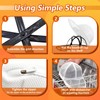 OYIWINMI Pack of 2 Cap Washing Machine Shape, Foldable Baseball