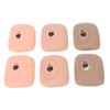 3 Pairs 3D Fake Eye Practice Skin Silicone Microblading Eyebrow