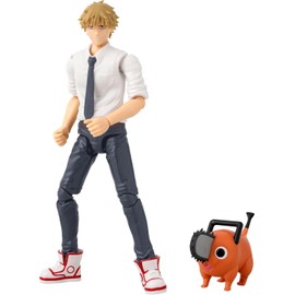 Anime Heroes Bandai Denji and Pochita Action Figure | 17cm Articulated Denji and Pochita Anime Figure With Accessories Based On Chainsaw Man Anime | Chainsaw Man Action Figures Make Great Anime Gifts