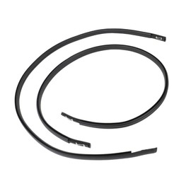 waltyotur Pair Black Roof Trim Molding 74306-TR0-A11 Kit Replacement for Honda Civic Sedan 4-Door 2012 2013 2014 2015