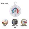 Fridge Thermometer Dial Refrigerator Thermometer 65 mm Dial Fridge Freezer
