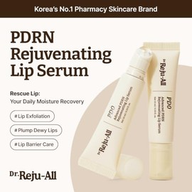 Dr.reju-all Advanced Pdrn Rejuvenating Lip Serum ? Hydrating Lip Balm with Lipozip for Glowy, Dewy Lips ? Gentle Exfoliating & Smoothing Lip Moisturiz