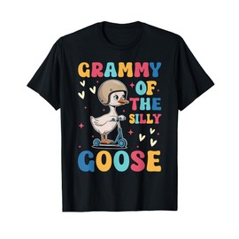 Cute Grammy Of The Silly Goose Birthday Girl Family Duck T-Shirt