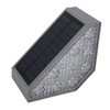 Solar Step Lamp Warm Light Button Light Sensor Control IP67