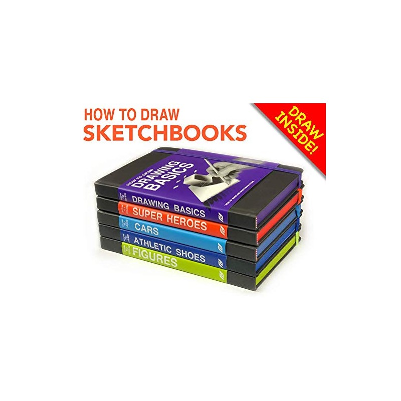 How to Draw Sketchbooks + Stencils COMBO PACK